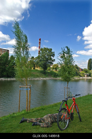 Kopaszi-gát, Budapest-stock-foto