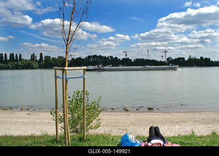 Kopaszi-gát, Budapest-stock-foto