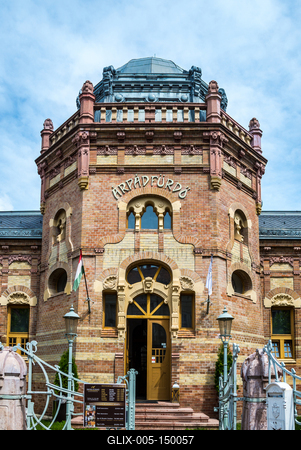 Székesfehérvár, Árpád Fürdő-stock-foto