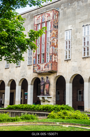 Székesfehérvár, Csók István Képtár-stock-foto