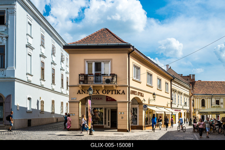 Székesfehérvár, Városház tér-stock-foto