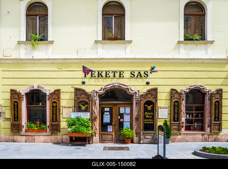 Székesfehérvár, Fekete Sas patika-stock-foto