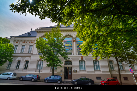 Pécs, Csontváry Múzeum-stock-foto