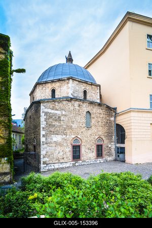 Pécs, Jakováli Hasszán dzsámija-stock-foto