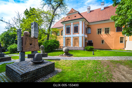 Pécs, Martyn Ferenc Múzeum-stock-foto
