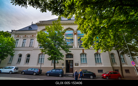 Pécs, Csontváry Múzeum-stock-foto