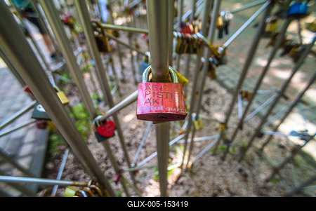 Pécs, a pécsi lakatfal-stock-foto