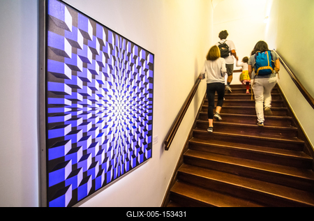 Pécs, Vasarely Múzeum-stock-foto