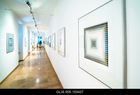 Pécs, Vasarely Múzeum-stock-foto