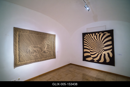 Pécs, Vasarely Múzeum-stock-foto