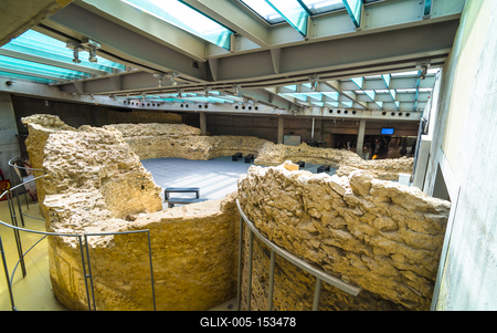 Pécs, Cella Septichora Látogatóközpont-stock-foto