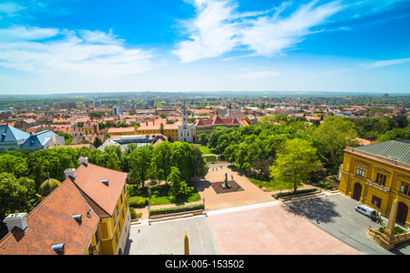 Pécs, Dóm tér-stock-foto