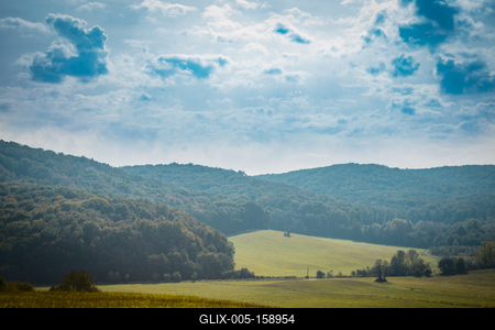 A Vértes-hegység-stock-foto
