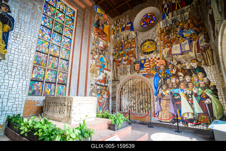 Székesfehérvár, Középkori Romkert-stock-foto