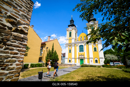 Székesfehérvár, Szent István-székesegyház-stock-foto