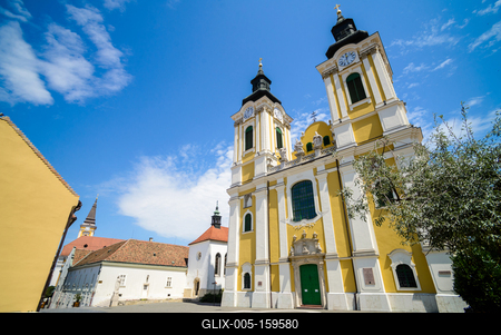 Székesfehérvár, Szent István-székesegyház-stock-foto