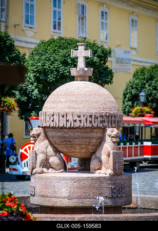Székesfehérvár, az Országalma-stock-foto