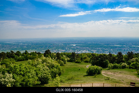 Guckler Károly-kilátó, Hármashatárhegy-stock-foto