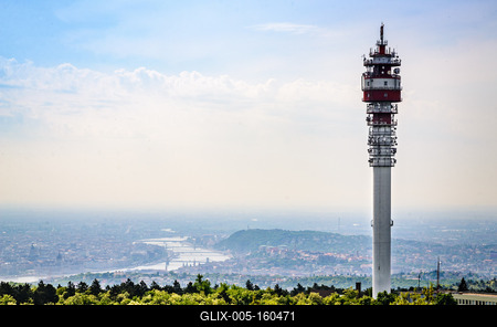 ORFK-torony, Hármashatárhegy-stock-foto
