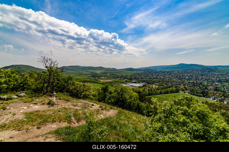 Kálvária-hegy, Pesthidegkút-stock-foto