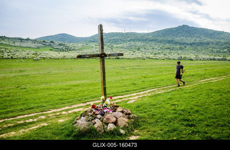 Budapest, Hármashatárhegyi repülőtér-stock-foto