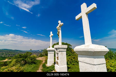 Kálvária-hegy, Pesthidegkút-stock-foto