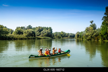 Szigetköz-stock-foto