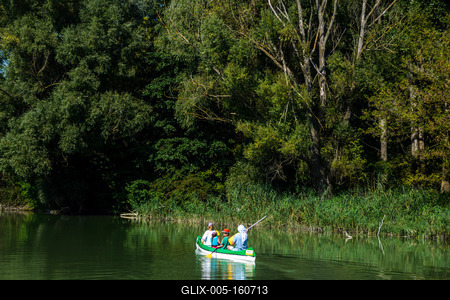 Szigetköz-stock-foto