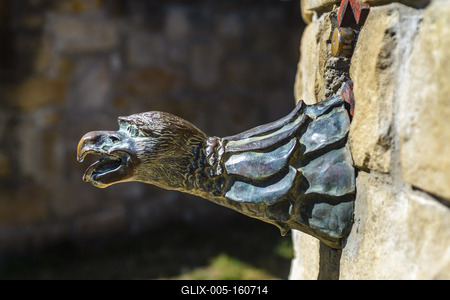 A solymári vár-stock-foto