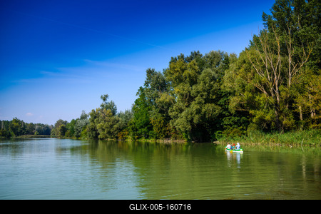 Szigetköz-stock-foto