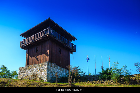 A solymári vár-stock-foto