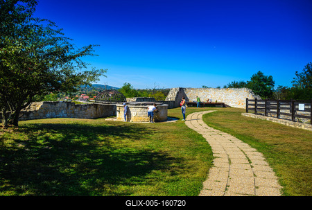 A solymári vár-stock-foto