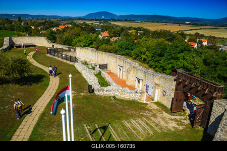 A solymári vár-stock-foto