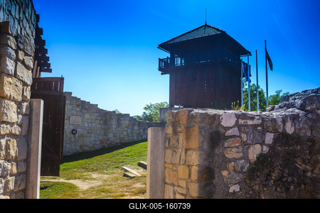 A solymári vár-stock-foto