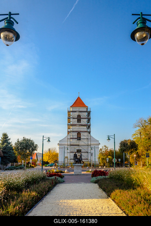 Református templom, Sukoró-stock-foto