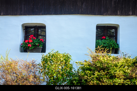 Sukoró, parasztházak-stock-foto