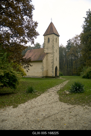 Velemér, Árpád-kori templom-stock-foto