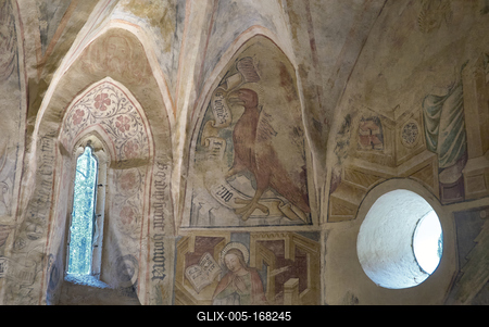 Velemér, Árpád-kori templom-stock-foto