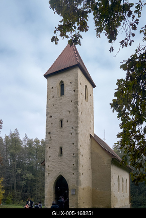 Velemér, Árpád-kori templom-stock-foto