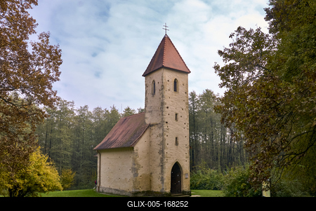 Velemér, Árpád-kori templom-stock-foto