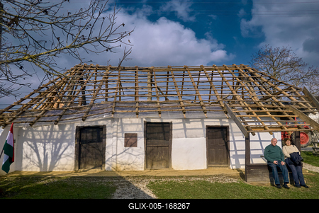 Fazekasház, Magyarszombatfa-stock-foto