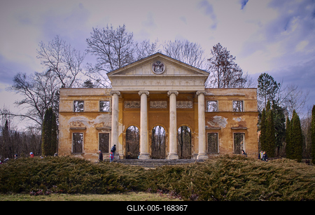 Alcsúti Arborétum, Kastélyrom-stock-foto