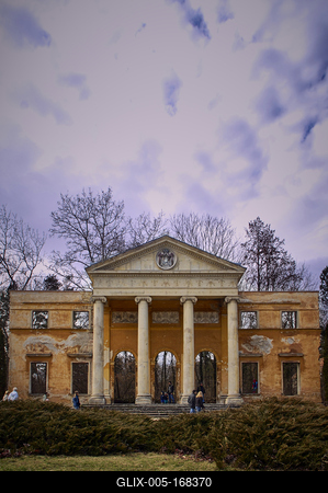 Alcsúti Arborétum, Kastélyrom-stock-foto