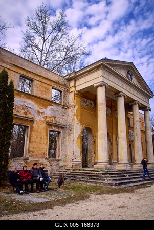 Alcsúti Arborétum, Kastélyrom-stock-foto