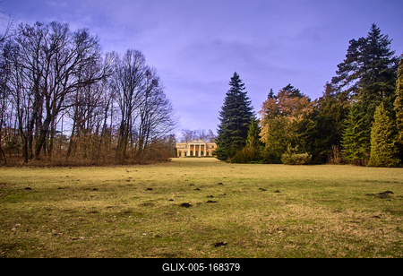 Alcsúti Arborétum, Kastélyrom-stock-foto