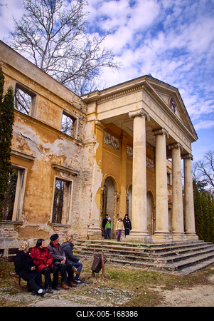 Alcsúti Arborétum, Kastélyrom-stock-foto
