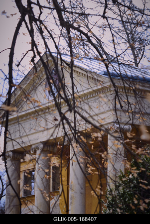 Alcsúti Arborétum, Kastélyrom-stock-foto