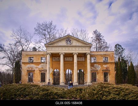 Alcsúti Arborétum, Kastélyrom-stock-foto