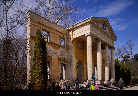 Alcsúti Arborétum, Kastélyrom-stock-foto