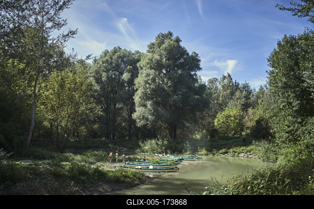 Szigetköz-stock-foto